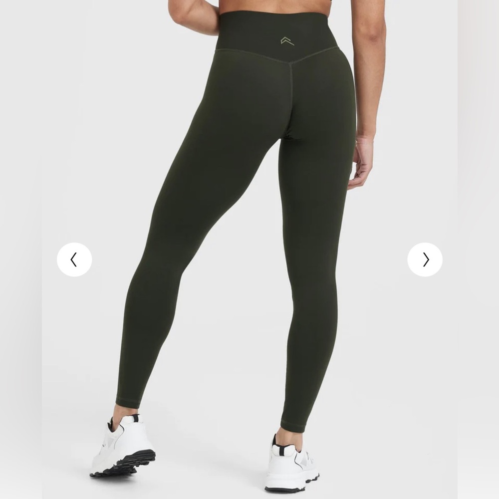 Brand New Oner Active Khaki Timeless High Waisted Leggings- w/tags Size Small